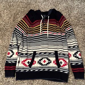 Mens aztec sweater hoodie American Eagle